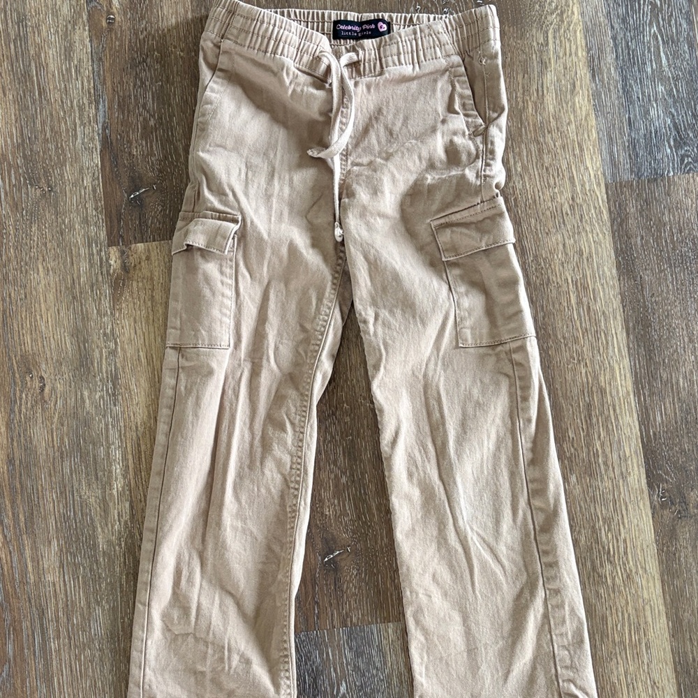 Celebrity Pink Kids Beige Cargo Pants